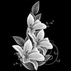 Гравировка Цветы #11